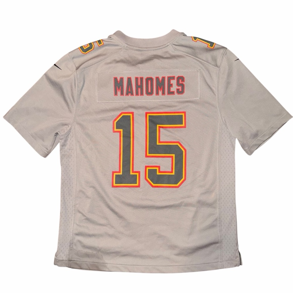 NFL Kids L Gray Chiefs Jersey | Patrick Mahomes 15